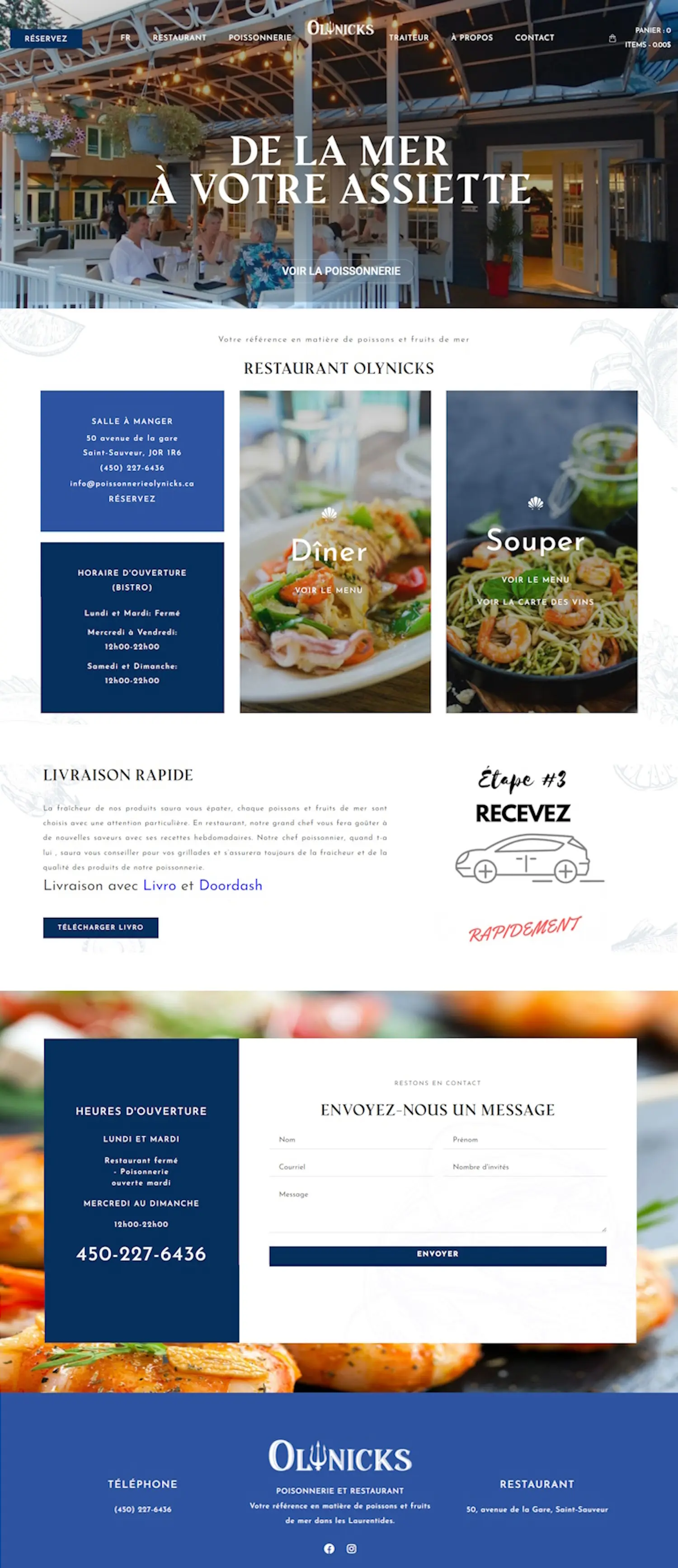 Conception site web pour Olynicks - Agence Experts NetWeb