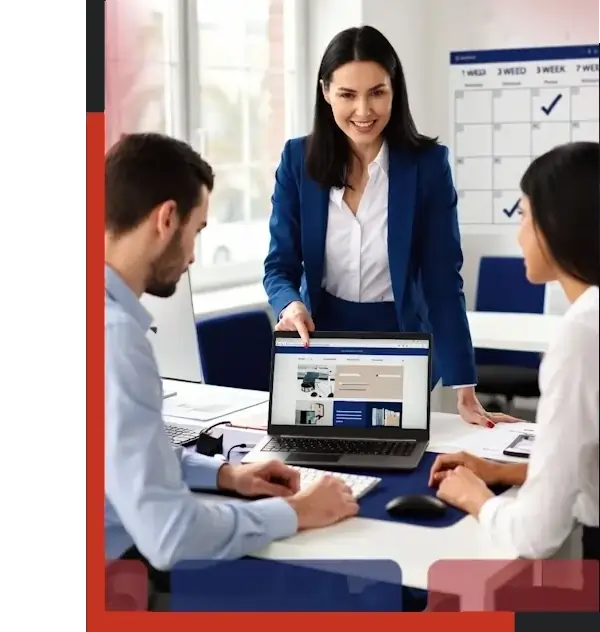 Gestionnaire de projet en conception site internet